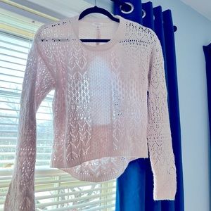 Open backed sexy sweater